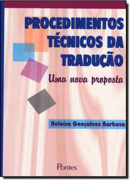 Imagem de PROCEDIMENTOS TECNICOS DA TRADUCAO - UMA NOVA PROPOSTA