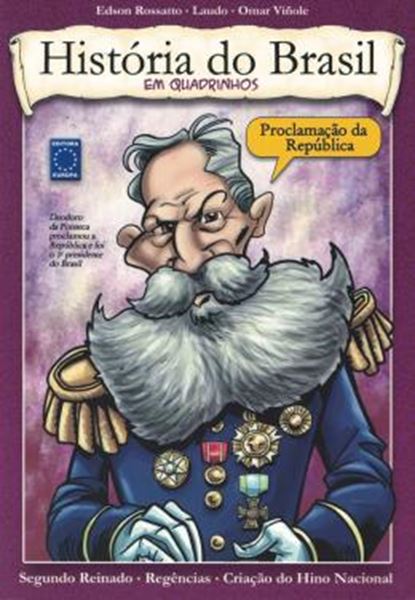 Picture of HISTORIA DO BRASIL EM QUADRINHOS -  PROCLAMACAO DA REPUBLICA - CHEGADA DA FAMILIA REAL - DIA DO FICO - INDEPENDENCIA