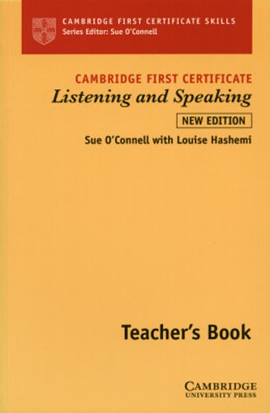 Picture of CAMBRIDGE FIRST CERTIFICATE LISTENING AND SPEAKING TB (N/E)