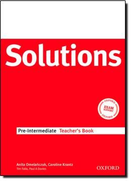 Imagem de SOLUTIONS PRE-INTERMEDIATE - TEACHER´S BOOK