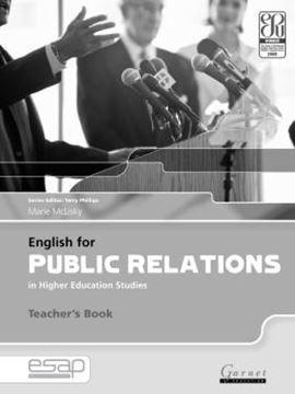 Imagem de ENGLISH FOR PUBLIC RELATIONS IN HIGHER EDUCATION STUDIES TEACHER´S BOOK