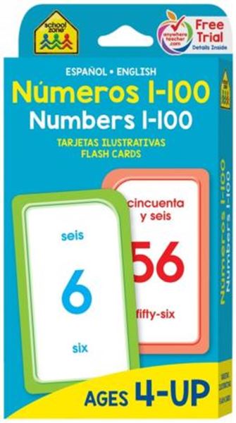 Picture of BILINGUAL NUMEROS 1-100 - FLASH CARDS