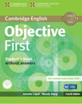 Imagem de CAMBRIDGE ENGLISH OBJECTIVE FIRST SB WITHOUT ANSWERS WITH CD-ROM - 4TH ED