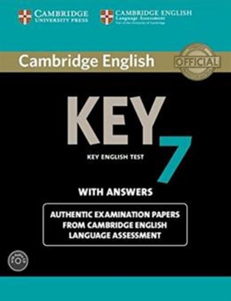 Picture of CAMBRIDGE ENGLISH TEST 7 - SB WITH  ANSWERS AND AUDIO CD