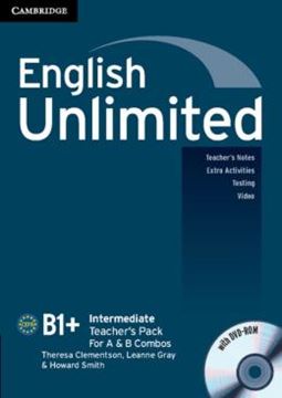 Imagem de ENGLISH UNLIMIED INTERMEDIATE A AND B TB WITH DVD- ROM