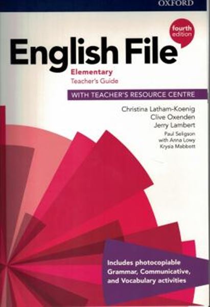 Picture of ENGLISH FILE ELEMENTARY TEACHERS GUIDE WITH TEACHERS RESOURCE CENTRE - 4TH ED.