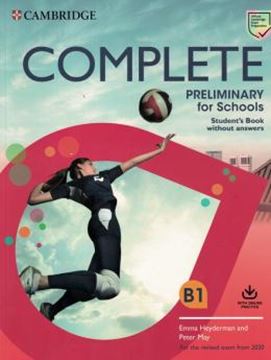 Imagem de COMPLETE PRELIMINARY FOR SCHOOLS SB WITHOUT ANSWERS WITH ONLINE PRACTICE - FOR THE REVISED EXAM 2020