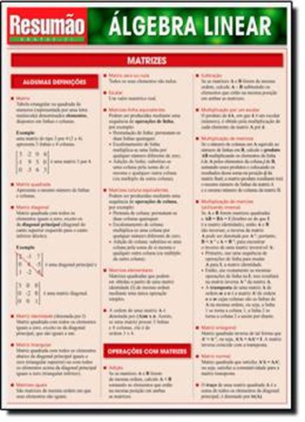 Picture of RESUMAO - ALGEBRA LINEAR