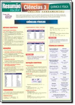 Imagem de RESUMAO - CIENCIAS 3 - QUIMICA E FISICA