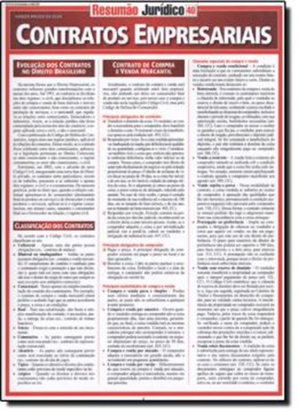 Picture of RESUMAO - CONTRATOS EMPRESARIAIS