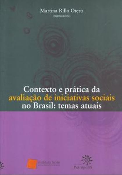 Picture of CONTEXTO E PRATICA DA AVALIACAO DE INICIATIVAS SOCIAIS NO BRASIL- TEMAS ATUAIS