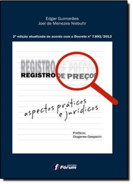 Picture of REGISTRO DE PRECOS - ASPECTOS PRATICOS E JURIDICOS - 2 EDICAO