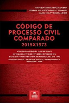 Imagem de CODIGO DE PROCESSO CIVIL COMPARADO 2015X1973