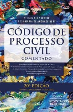 Imagem de CODIGO DE PROCESSO CIVIL COMENTADO - 20ª ED