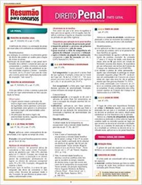 Imagem de RESUMAO PARA CONCURSOS - DIREITO PENAL PARTE GERAL