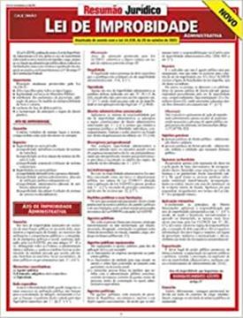 Imagem de RESUMAO - LEI DE IMPROBIDADE ADMINISTRATIVA