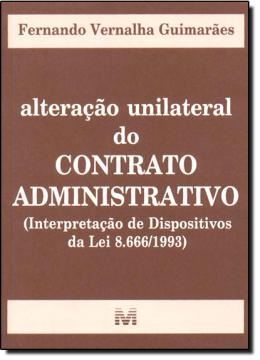 Imagem de ALTERAAOO UNILATERAL DO CONTRATO ADMINISTRATIVO 