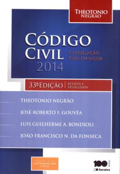 Picture of CODIGO CIVIL E LEGISLACAO CIVIL EM VIGOR - 33º ED