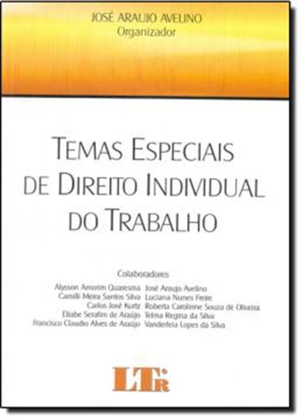 Picture of TEMAS ESPECIAIS DE DIREITO INDIVIDUAL DO TRABALHO