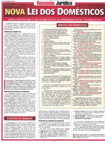 Picture of RESUMAO - NOVA LEI DOS DOMESTICOS