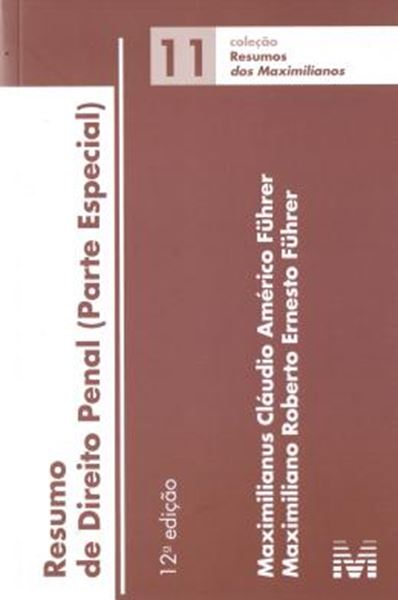 Picture of RESUMO DE DIREITO PENAL - PARTE ESPECIAL - VOL. 11 - 12ª ED