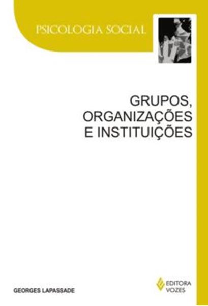 Picture of GRUPOS, ORGANIZACOES E INSTITUICOES
