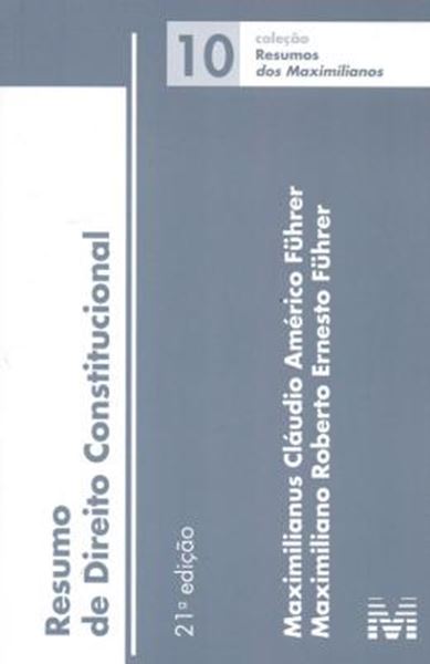 Picture of RESUMO DE DIREITO CONSTITUCIONAL - VOL. 10 - 21ª ED