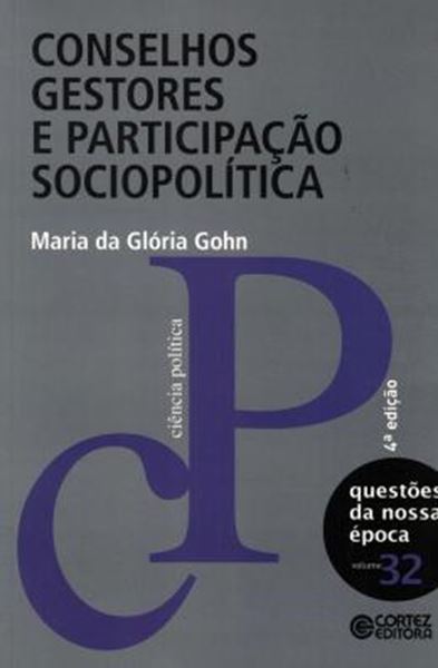 Picture of CONSELHOS GESTORES E PARTICIPACAO SOCIOPOLITICA - 4ª ED