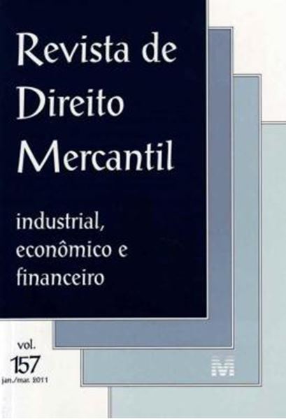 Picture of REVISTA DE DIREITO MERCANTIL - VOLUME 157 - INDUSTRIAL, ECONOMICO E FINANCEIRO - JANEIRO, MARCO DE 2011