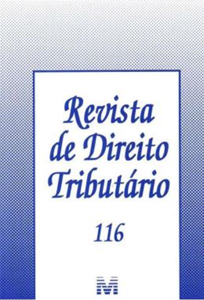Picture of REVISTA DE DIREITO TRIBUTARIO - VOLUME 116