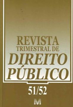 Imagem de REVISTA TRIMESTRAL DE DIREITO PUBLICO - VOLS. 51/52