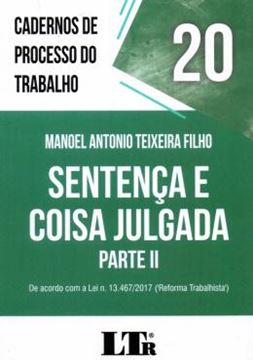 Imagem de CADERNOS DE PROCESSO DO TRABALHO - VOL. 20