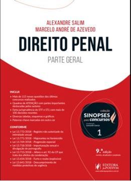 Imagem de SINOPSES PARA CONCURSOS - VOL. 1 - DIREITO PENAL - PARTE GERAL - 9ª ED