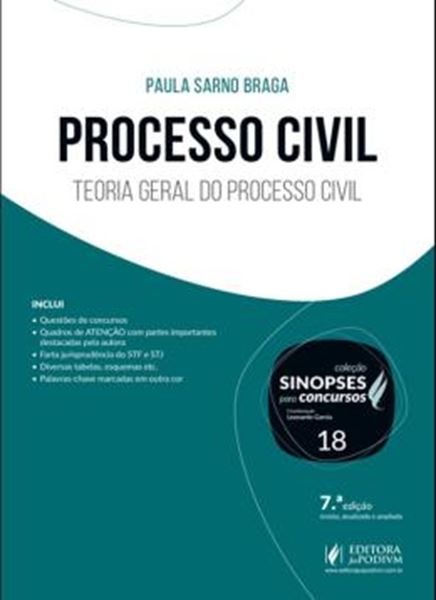 Picture of SINOPSES PARA CONCURSOS - VOL. 18 - PROCESSO CIVIL - TEORIA GERAL DO PROCESSO CIVIL - 7ª ED