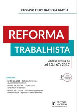 Imagem de REFORMA TRABALHISTA - ANALISE CRITICA DA LEI 13.467/2017