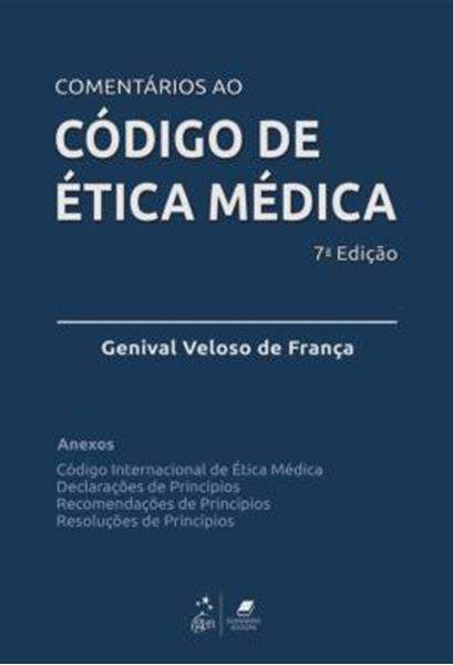 Picture of COMENTARIOS AO CODIGO DE ETICA MEDICA - 7ª ED