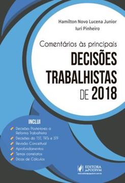 Imagem de COMENTARIOS AS PRINCIPAIS DECISOES TRABALHISTAS DE 2018