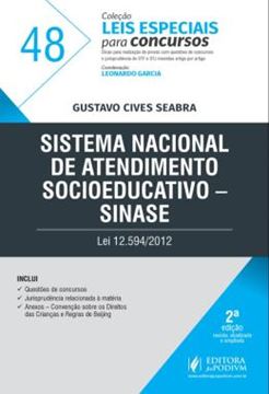 Imagem de SISTEMA NACIONAL DE ATENDIMENTO SOCIOEDUCATIVO - SINASE - LEI 12.594/2012 - 2ª ED