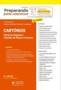 Imagem de CARTORIOS - OFICIAL DE REGISTROS / TABELIAO DE NOTAS E PROTESTOS - 3ª ED