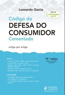 Imagem de CODIGO DE DEFESA DO CONSUMIDOR COMENTADO - ARTIGO POR ARTIGO - 14ª ED