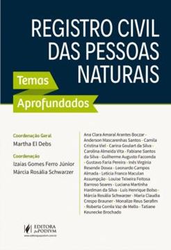 Imagem de REGISTRO CIVIL DAS PESSOAS NATURAIS - TEMAS APROFUNDADOS