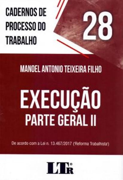 Picture of CADERNOS DE PROCESSO DO TRABALHO Nº 28