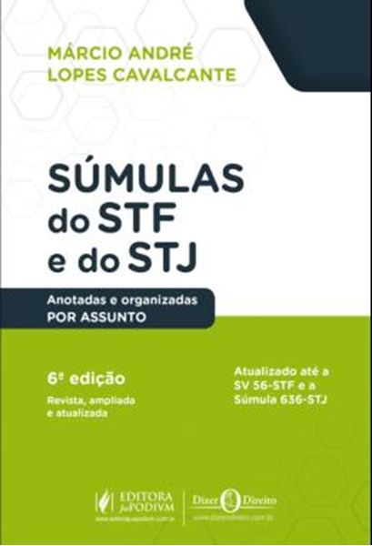 Picture of SUMULAS DO STF E DO STJ - ANOTADAS E ORGANIZADAS POR ASSUNTO