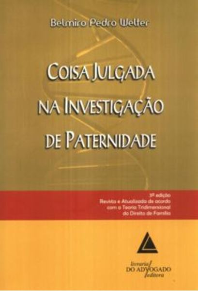 Picture of COISA JULGADA NA INVESTIGACAO DE PATERNIDADE
