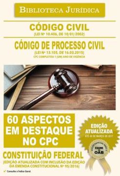 Imagem de CODIGO CIVIL - CODIGO DE PROCESSO CIVIL - VOLUME 4 - CONSTITUICAO FEDERAL