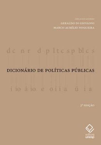 Picture of DICIONARIO DE POLITICAS PUBLICAS - 3ª ED.