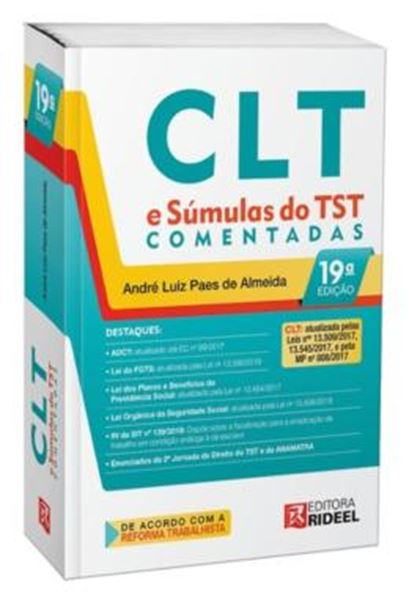 Picture of CLT E SUMULAS DO TST COMENTADAS - VOLUME  - 