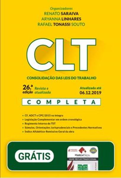 Picture of CLT - CONSOLIDACAO DAS LEIS DO TRABALHO