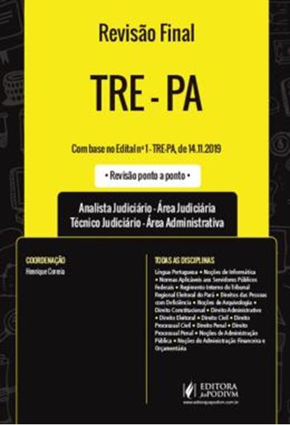 Picture of REVISAO FINAL - TRE-PA - DICAS PONTO A PONTO DO EDITAL