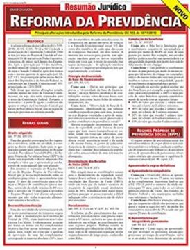 Imagem de RESUMAO - REFORMA DA PREVIDENCIA